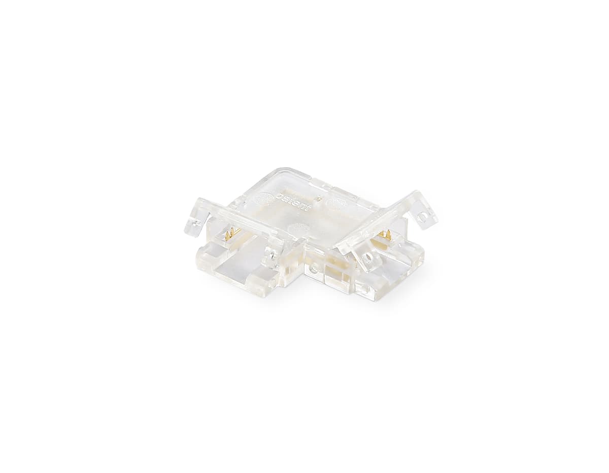Соединитель угловой COB 12/24V для лент 10mm GS6861 (2 конт.) (10шт. в комплекте) GS6861 Соединитель угловой COB 12/24V для лент 10mm (2 конт.) (10шт) Ambrella Light 5