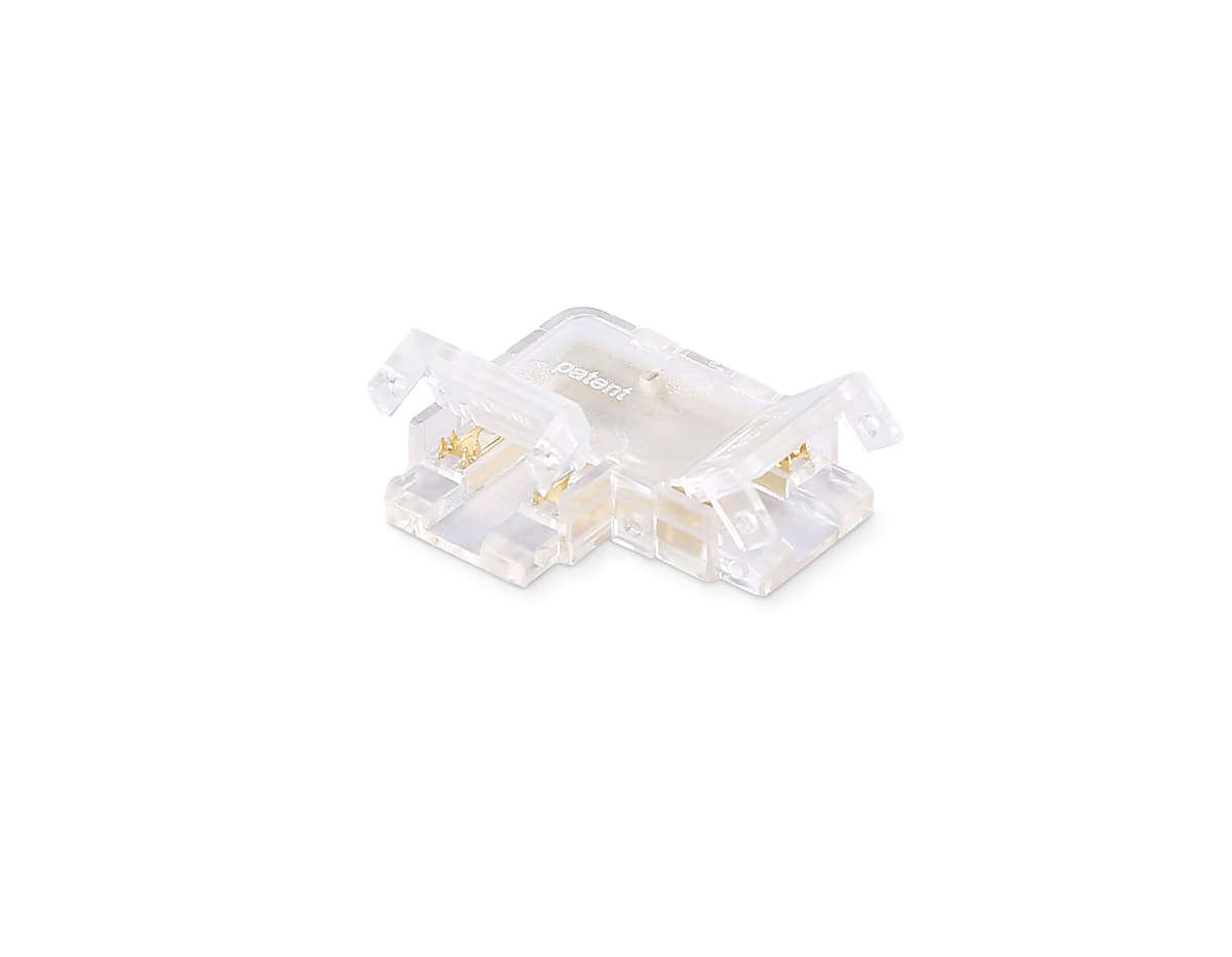 Соединитель угловой COB RGB 12/24V для лент 10mm GS6891 (4 конт.) (10шт. в комплекте) GS6891 Соединитель угловой COB RGB 12/24V для лент 10mm (4 конт.) (10шт) Ambrella Light 5