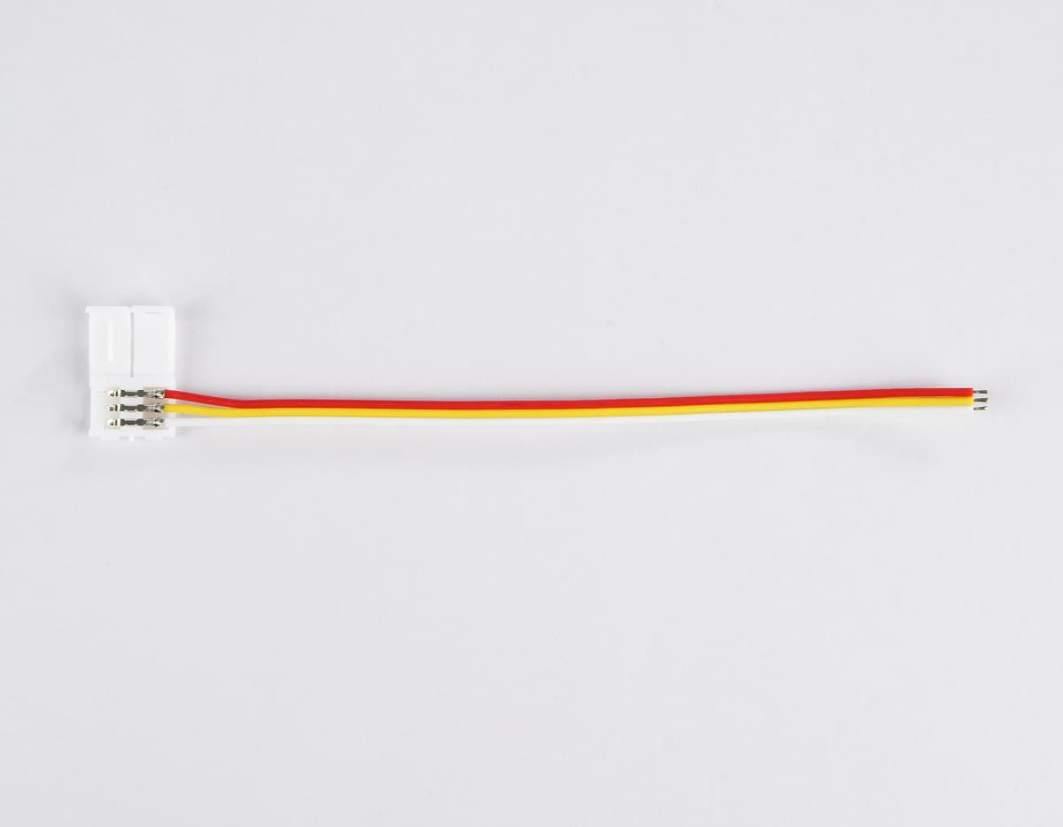 Соединитель гибкий односторонний для светодиодной ленты 2835 12/24V (3 конт.) 150 мм GS7151 (5шт) GS7151 Соединитель гибкий односторонний 2835 12/24V (3 конт.) (5шт) Ambrella Light 6