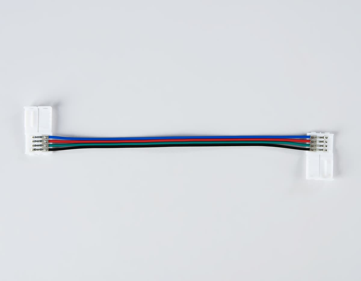 Соединитель гибкий двухсторонний для светодиодной ленты 5050 12/24V (4 конт.) 150 мм GS7751 (5шт) GS7751 Соединитель гибкий двухсторонний 5050 12/24V (4 конт.) (5шт) Ambrella Light 6