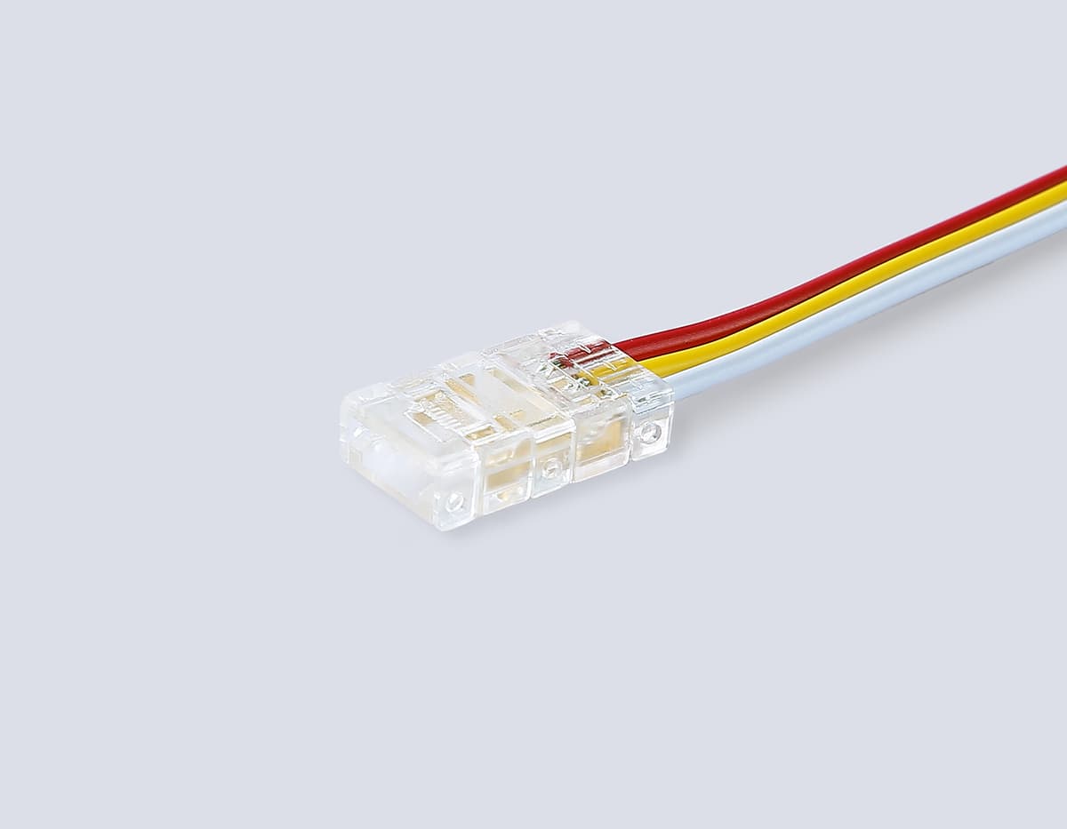 Соединитель гибкий двухсторонний COB CCT 12/24V для лент 8mm GS7911 (3 конт.) (5шт. в комплекте) GS7911 Соединитель гибкий двухсторонний COB CCT 12/24V для лент 8mm (3 конт.) (5шт) Ambrella Light 6