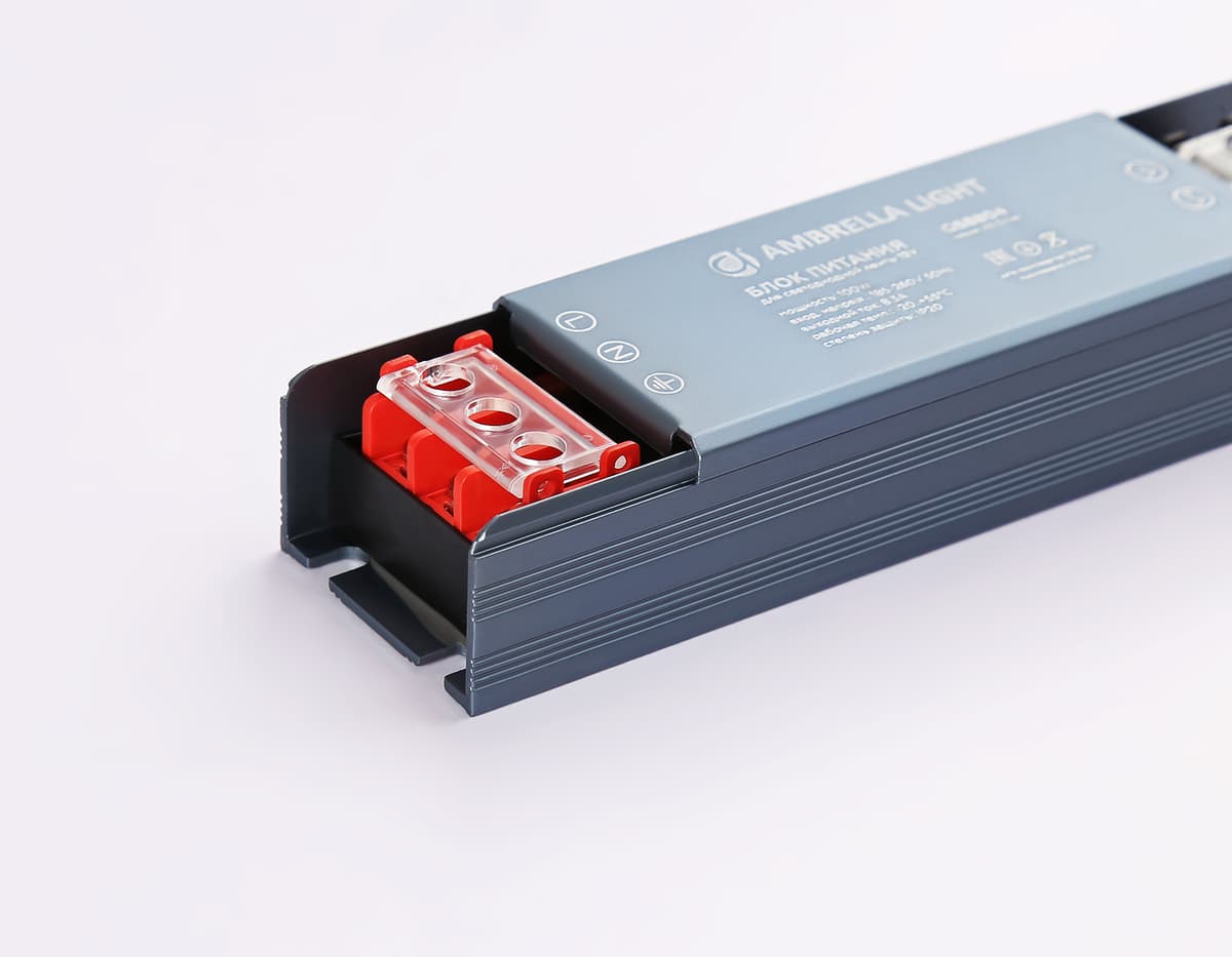 Блок питания для светодиодной ленты 12V 100W 8.3A IP20 185-260V 130*35*22 GS8804 GS8804 блок питания 12V 100W 8.3A IP20 185-260V 130*35*22 Ambrella Light 5