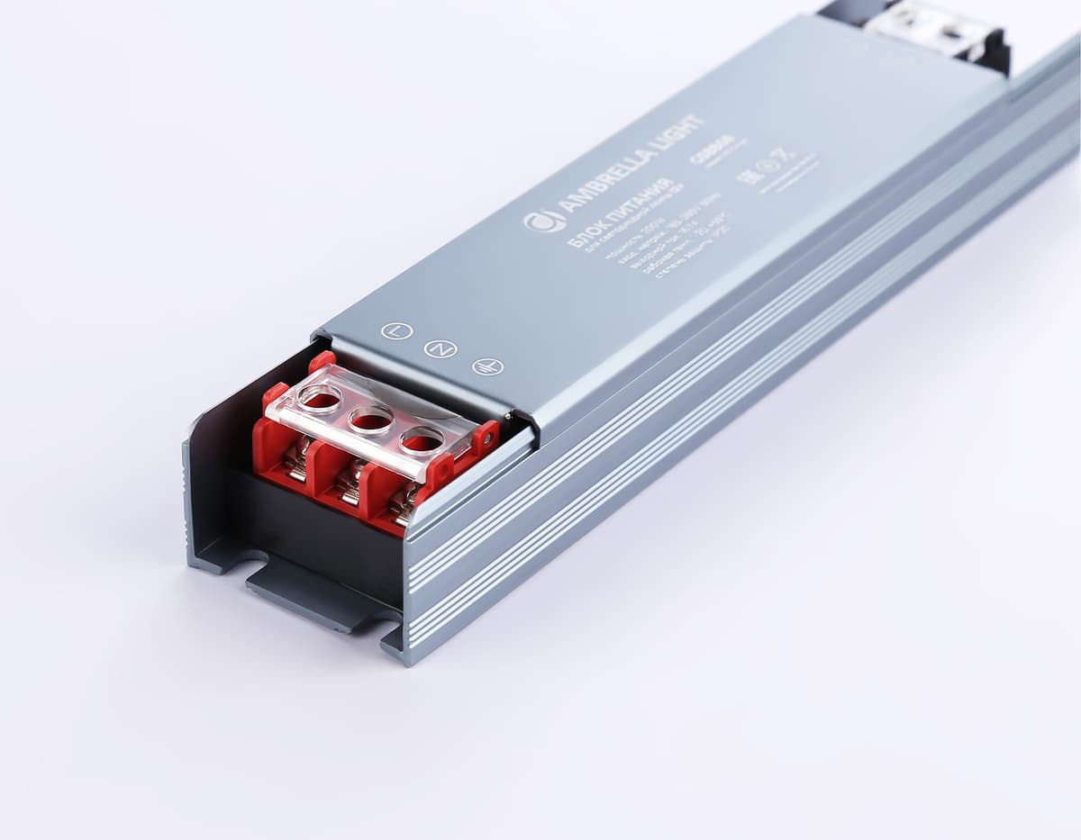 Блок питания для светодиодной ленты 12V 200W 16.7A IP20 185-260V 160*35*22 GS8808 GS8808 блок питания 12V 200W 16.7A IP20 185-260V 160*35*22 Ambrella Light 5