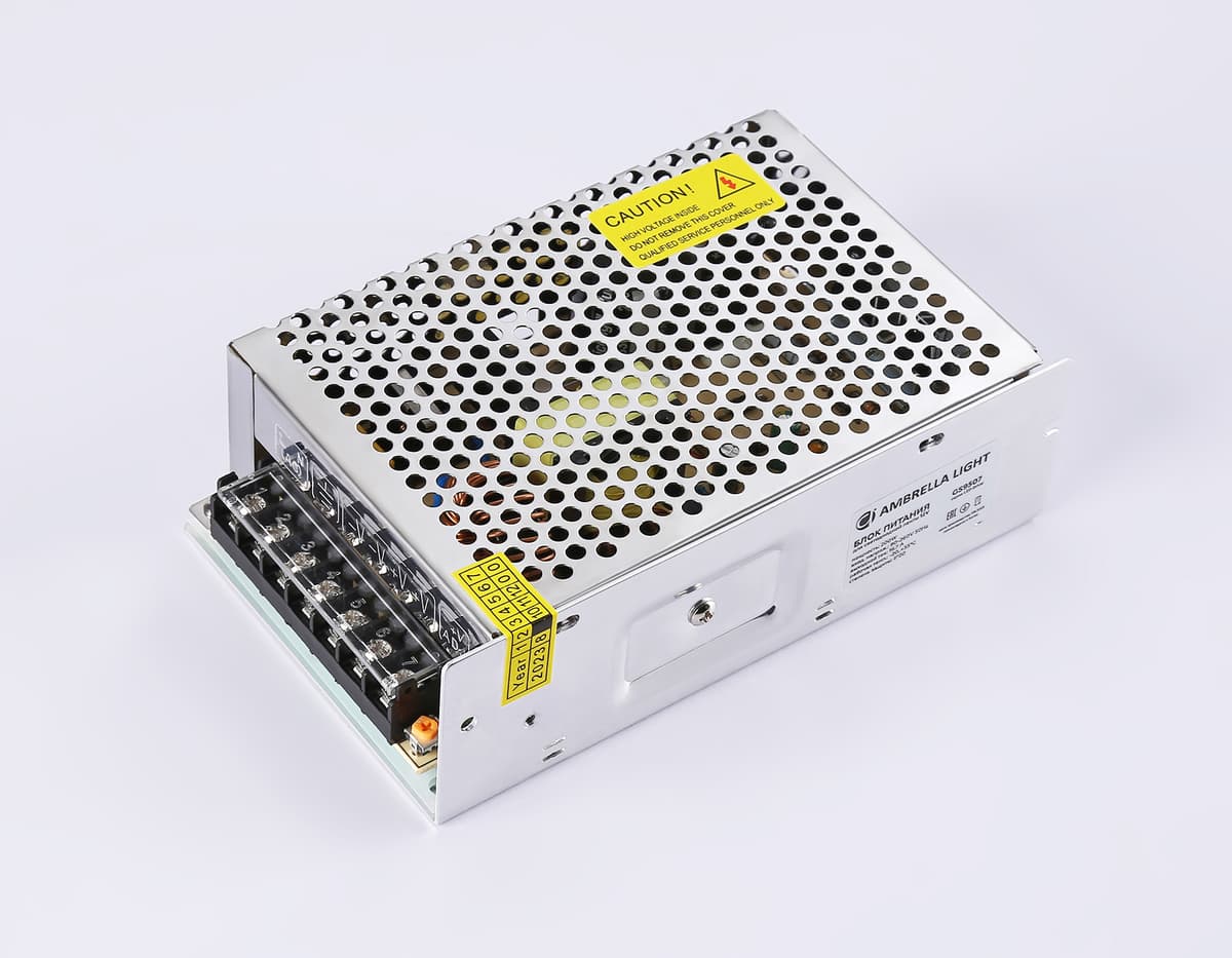 Блок питания для светодиодной ленты 12V 200W 16.7A IP20 90-260V 160*98*50 GS9507 GS9507 блок питания 12V 200W 16.7A IP20 90-260V 160*98*50 Ambrella Light 7