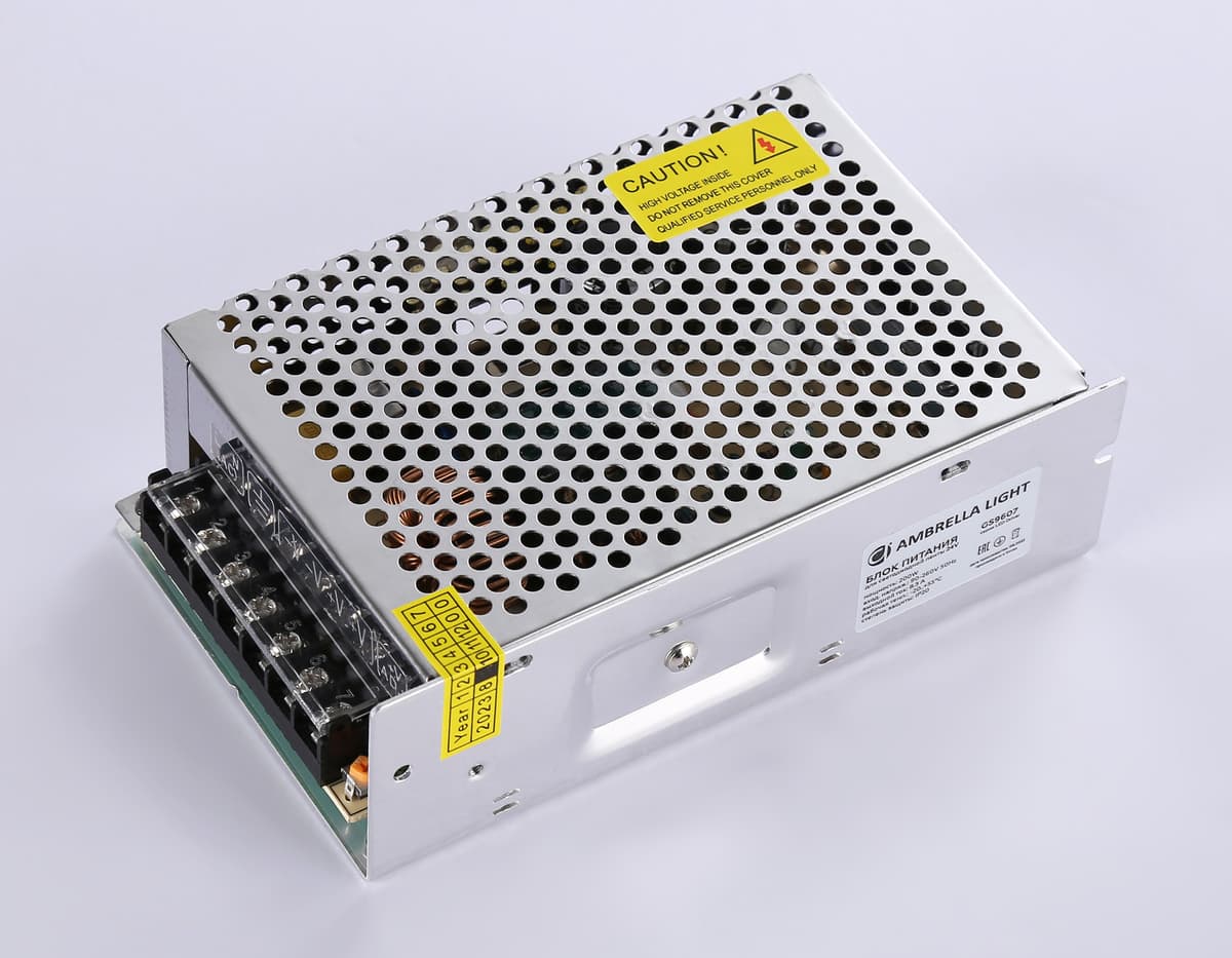 Блок питания для светодиодной ленты 24V 200W 8.3A IP20 90-260V 160*98*50 GS9607 GS9607 блок питания 24V 200W 8.3A IP20 90-260V 160*98*50 Ambrella Light 8