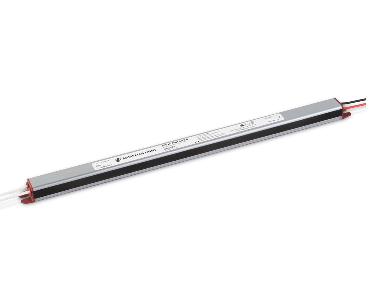 Блок питания для светодиодной ленты 12V 60W 5A IP67 185-260V 312*18*14.8 GS9807 GS9807 блок питания 12V 60W 5A IP67 185-260V 312*18*14.8 Ambrella Light 4