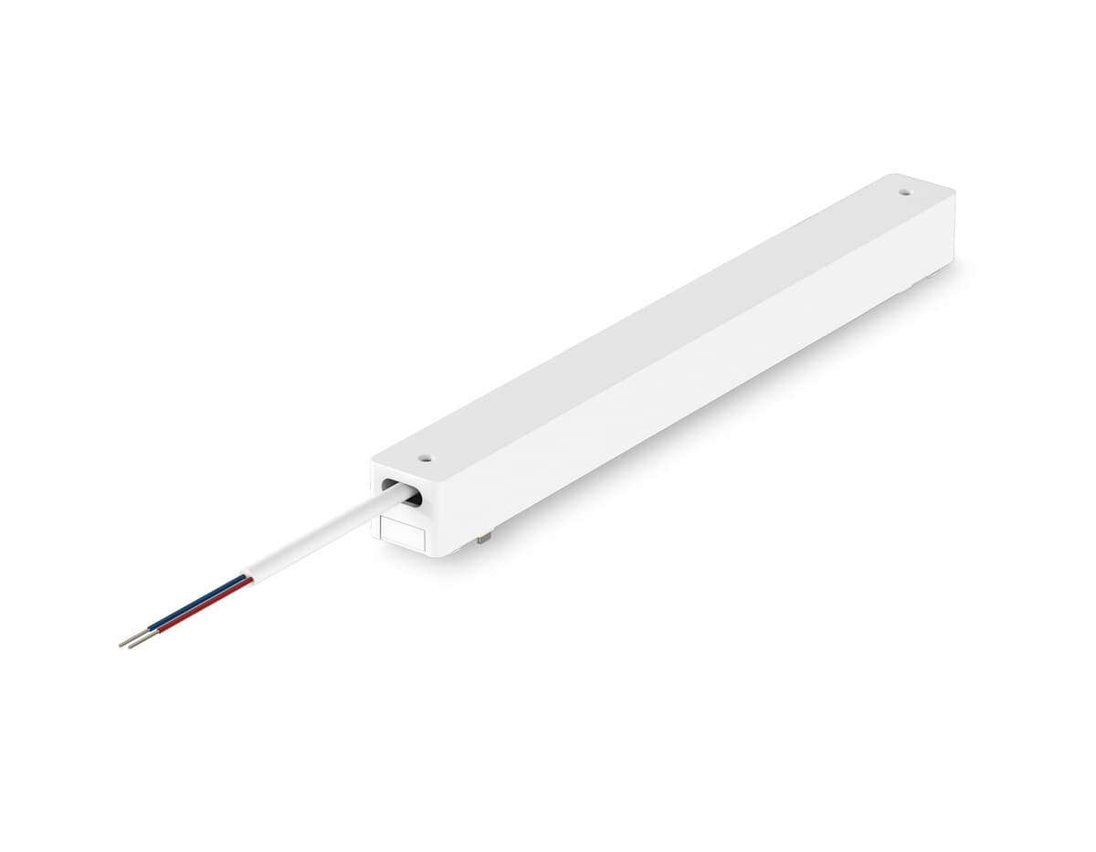 Блок питания внутренний с вводом питания для шинопровода Magnetic Ultra Slim 48V GV1238 WH белый внутренний блок питания IP20 200W 48V 410*26*24 Ambrella Light 2