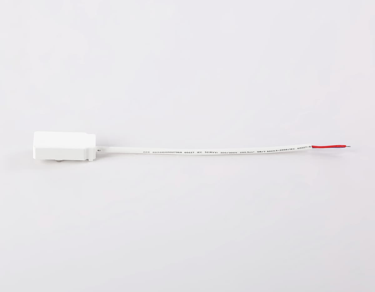 Ввод питания для шинопровода Magnetic Ultra Slim 48V GV1261 WH белый ввод питания для шинопровода IP20 48V 60*26*16 Ambrella Light 8