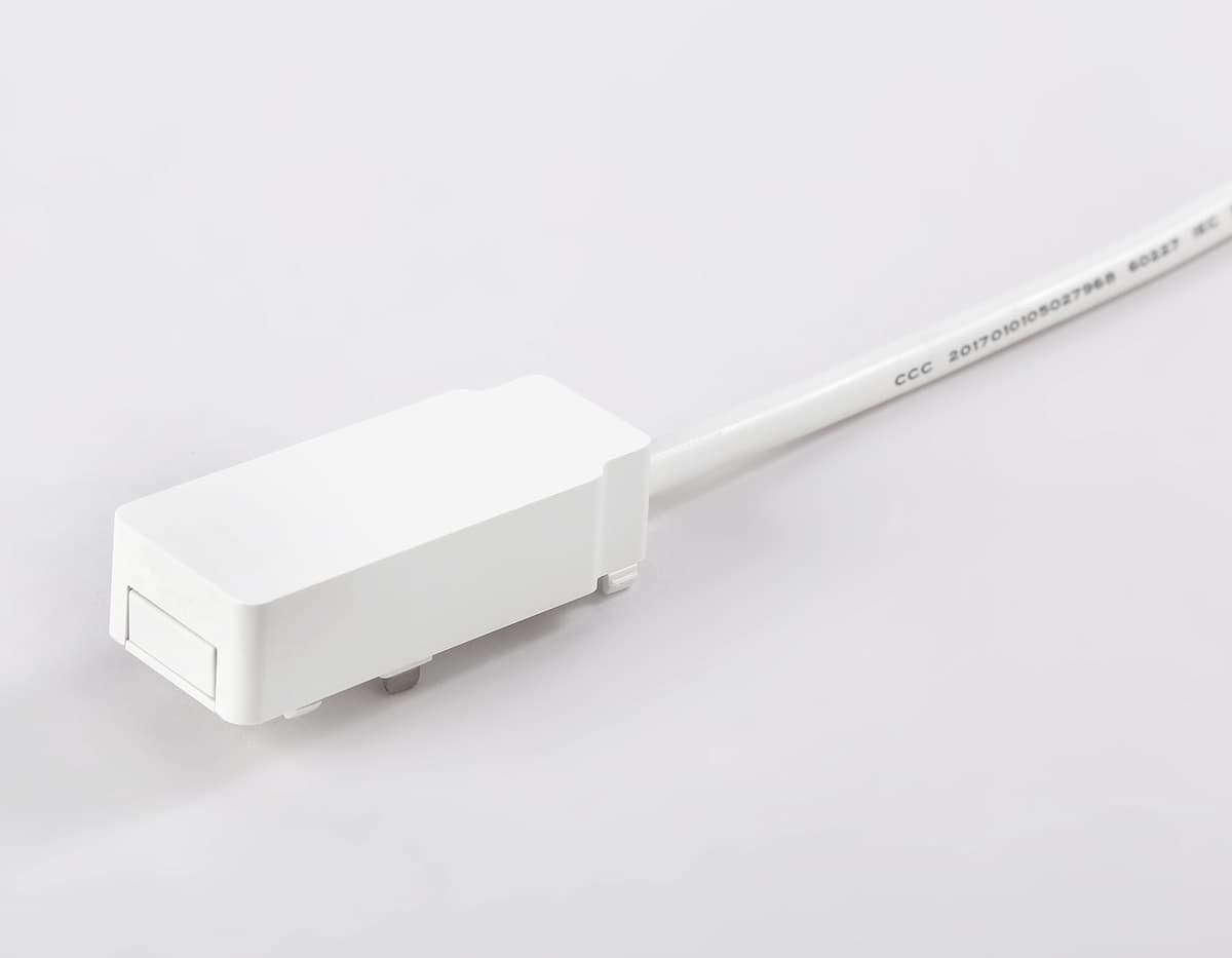 Ввод питания для шинопровода Magnetic Ultra Slim 48V GV1261 WH белый ввод питания для шинопровода IP20 48V 60*26*16 Ambrella Light 9
