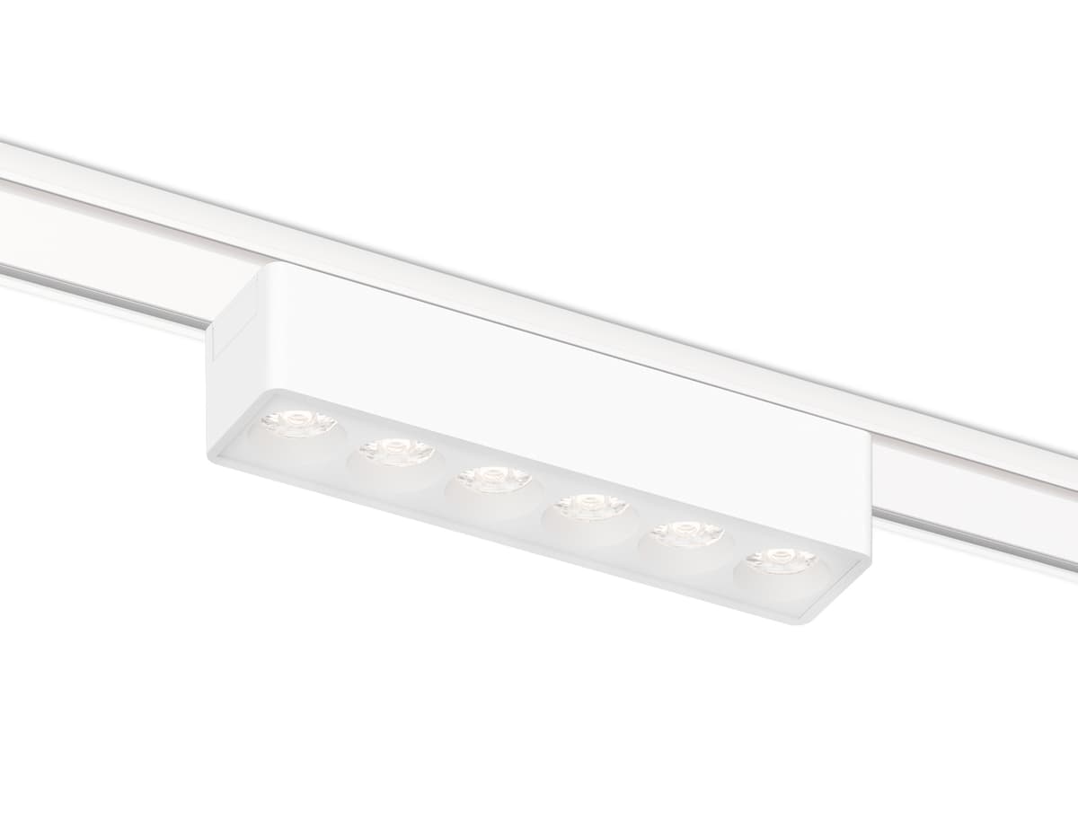 Светильник светодиодный трековый для шинопровода Magnetic Ultra Slim 48V GV1401 WH белый IP20 6W 4200K 48V 24° 122*26*24 Ambrella Light 4