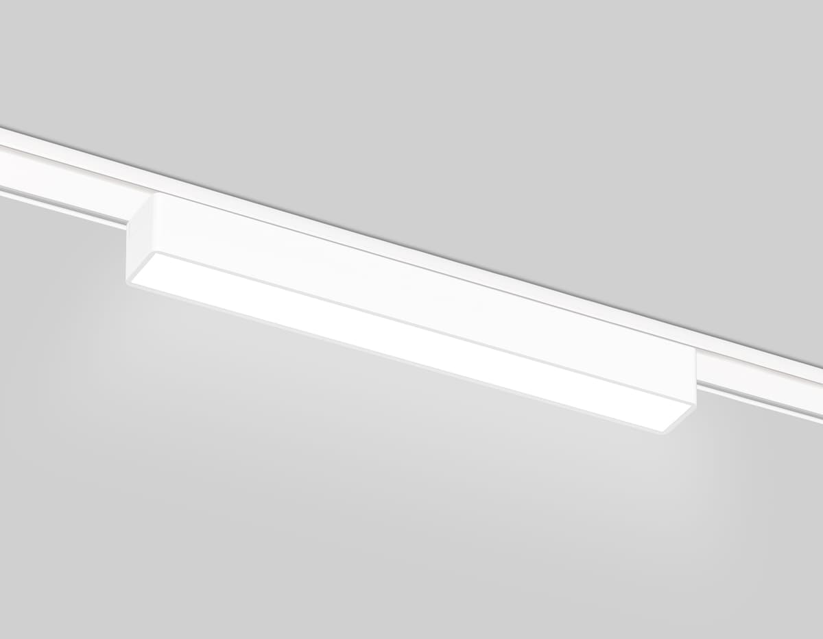 Светильник светодиодный трековый для шинопровода Magnetic Ultra Slim 48V GV1447 WH белый IP20 10W 4200K 48V 230*26*24 Ambrella Light 5
