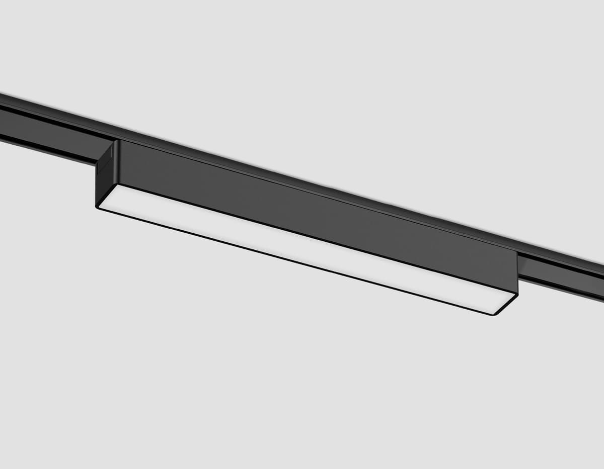 Светильник светодиодный трековый для шинопровода Magnetic Ultra Slim 48V GV1449 BK черный IP20 10W 4200K 48V 230*26*24 Ambrella Light 6
