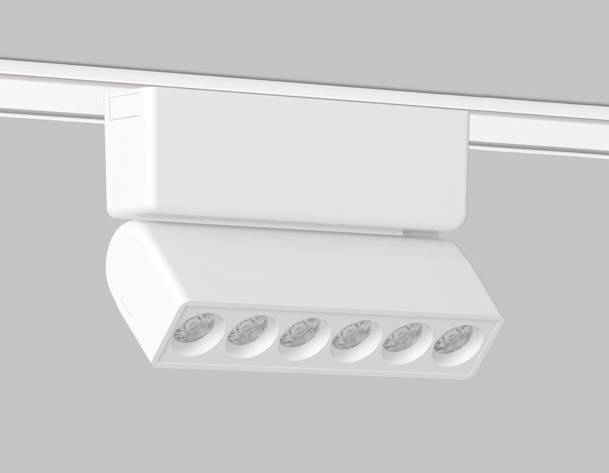 Светильник светодиодный трековый для шинопровода Magnetic Ultra Slim 48V GV1468 WH белый IP20 6W 4200K 48V 24° 122*26*80 Ambrella Light 8