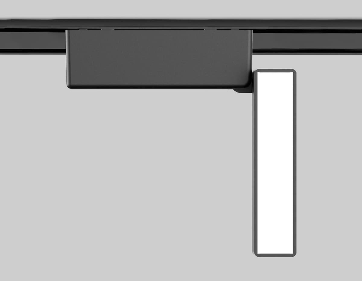 Светильник светодиодный трековый для шинопровода Magnetic Ultra Slim 48V GV1479 BK черный IP20 5W 4200K 48V 122*26*80 Ambrella Light 7