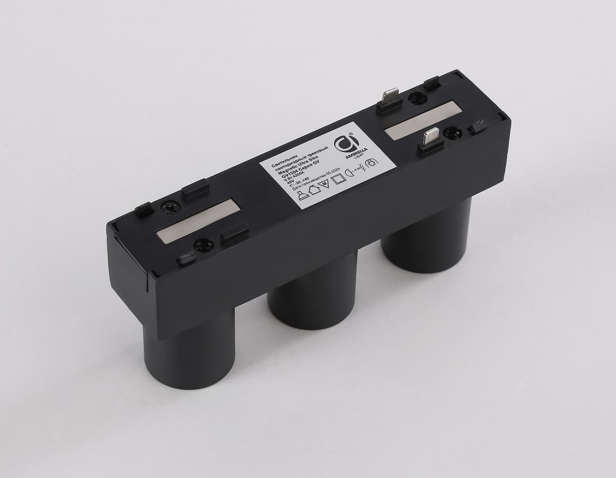 Светильник светодиодный трековый для шинопровода Magnetic Ultra Slim 48V GV1504/3 BK черный IP20 6W 4200K 48V 24° 122*26*55 Ambrella Light 13