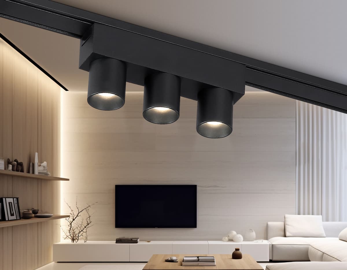 Светильник светодиодный трековый для шинопровода Magnetic Ultra Slim 48V GV1504/3 BK черный IP20 6W 4200K 48V 24° 122*26*55 Ambrella Light 14
