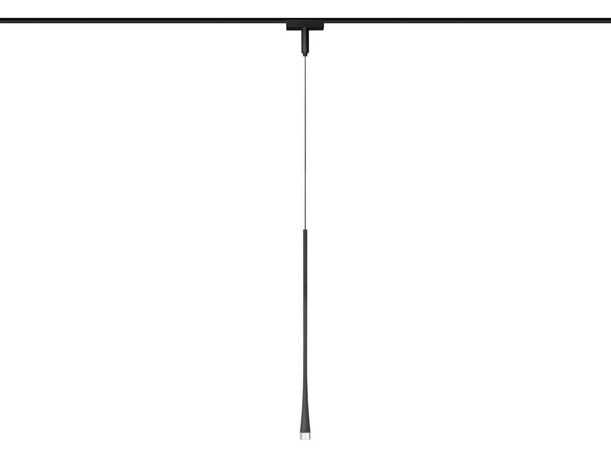 Светильник светодиодный трековый для шинопровода Magnetic Ultra Slim 48V GV1637 BK черны IP20 6W 4200K 48V 38° D36*1500 Ambrella Light 6
