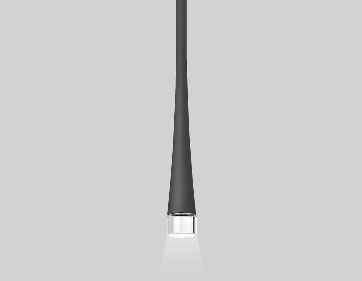 Светильник светодиодный трековый для шинопровода Magnetic Ultra Slim 48V GV1637 BK черны IP20 6W 4200K 48V 38° D36*1500 Ambrella Light 7