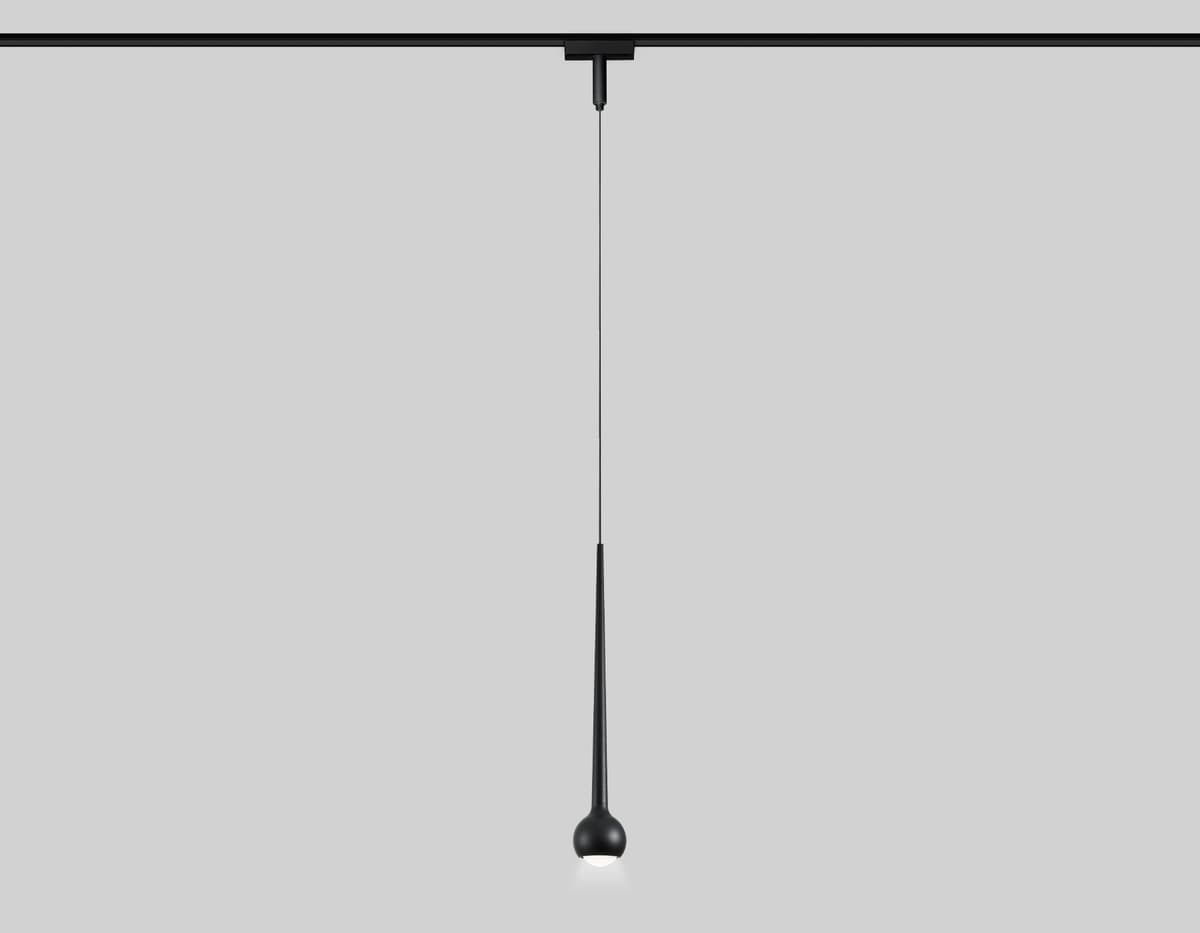 Светильник светодиодный трековый для шинопровода Magnetic Ultra Slim 48V GV1644 BK черный IP20 9W 4200K 48V D75*1500 Ambrella Light 11