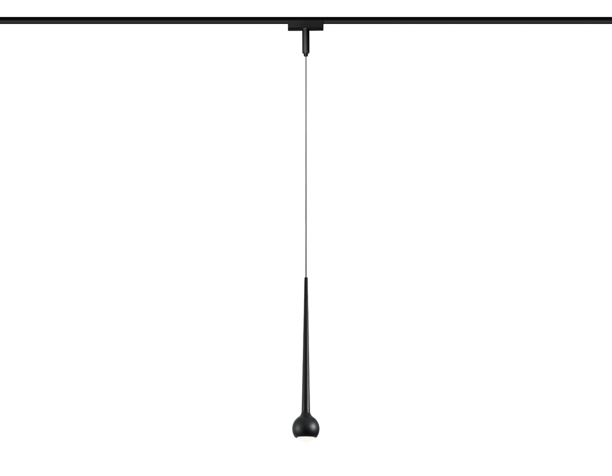 Светильник светодиодный трековый для шинопровода Magnetic Ultra Slim 48V GV1644 BK черный IP20 9W 4200K 48V D75*1500 Ambrella Light 7
