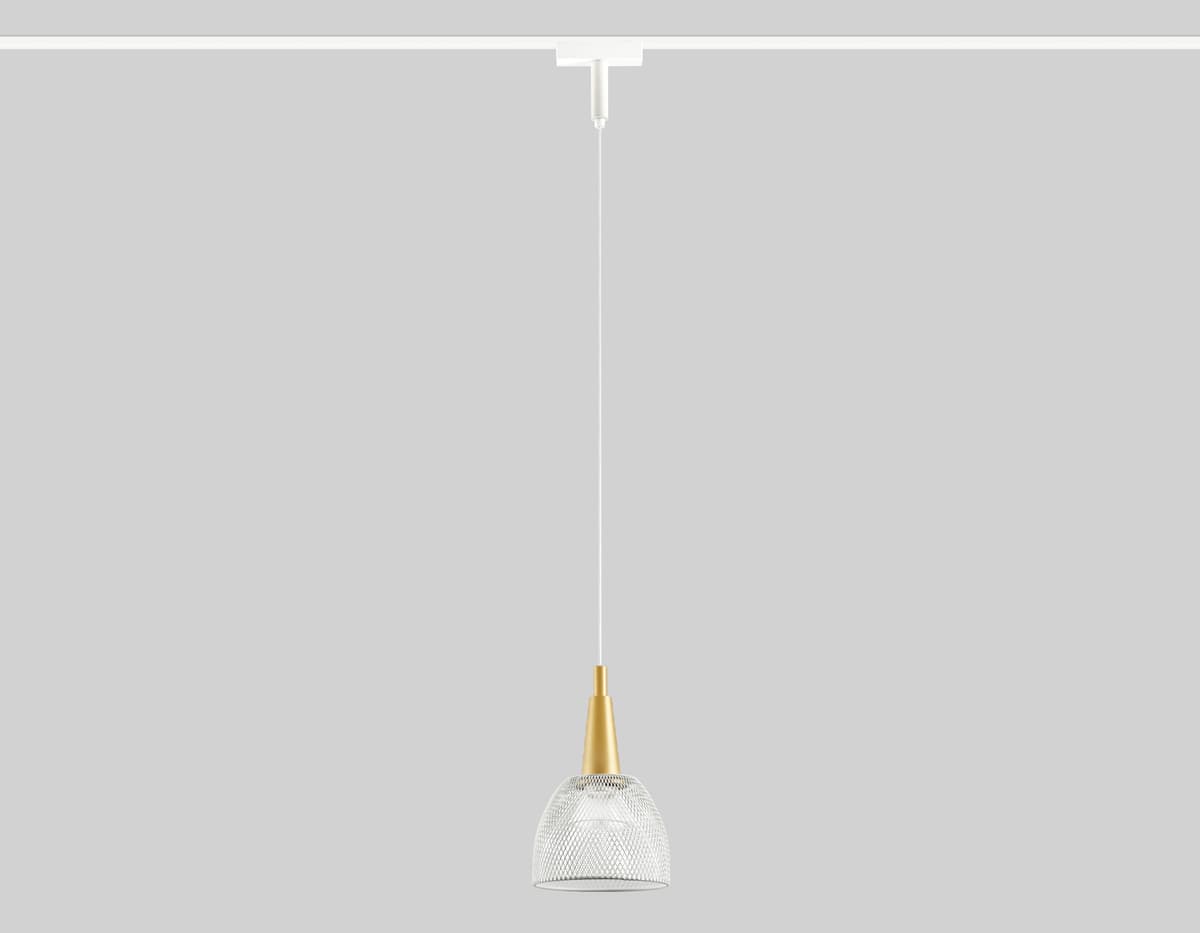 Светильник светодиодный трековый для шинопровода Magnetic Ultra Slim 48V GV1656 BK/GD черный/золото IP20 9W 4200K 48V 24° D115*1500 Ambrella Light 8