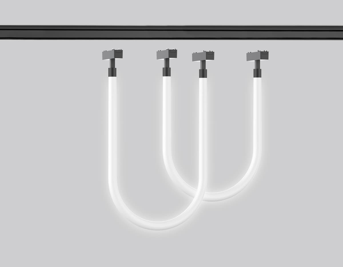 Светильник светодиодный трековый гибкий для шинопровода Magnetic Ultra Slim 48V GV1707 WH белый IP20 8W 4200K 48V D21*500 Ambrella Light 4