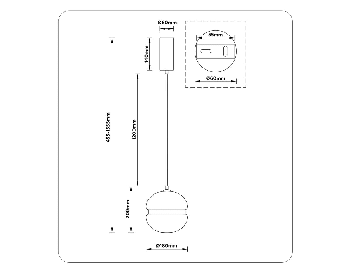 Подвесной светодиодный светильник LH11001 GD/FR золото/белый матовый 20W 3000K D180*200 Ambrella Light 16