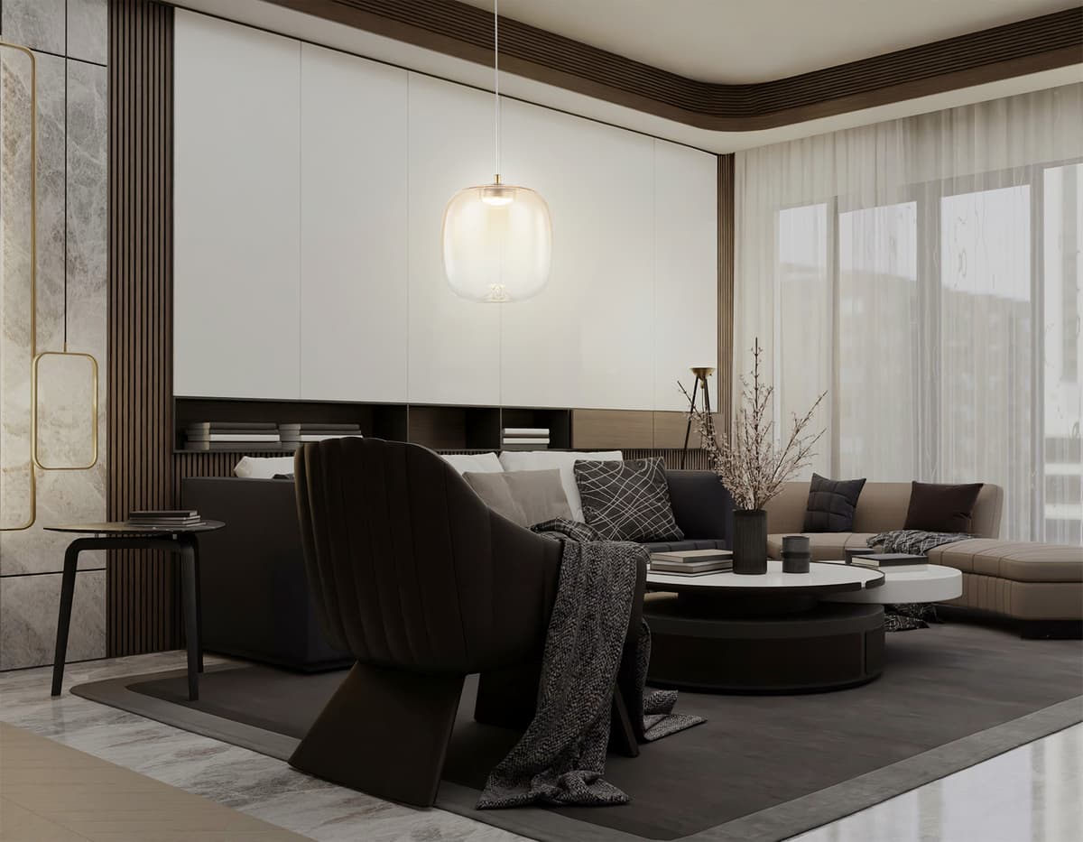 Подвесной светодиодный светильник LH11093 BS/TI латунь/янтарь 4W 3000K D150*170 Ambrella Light 15