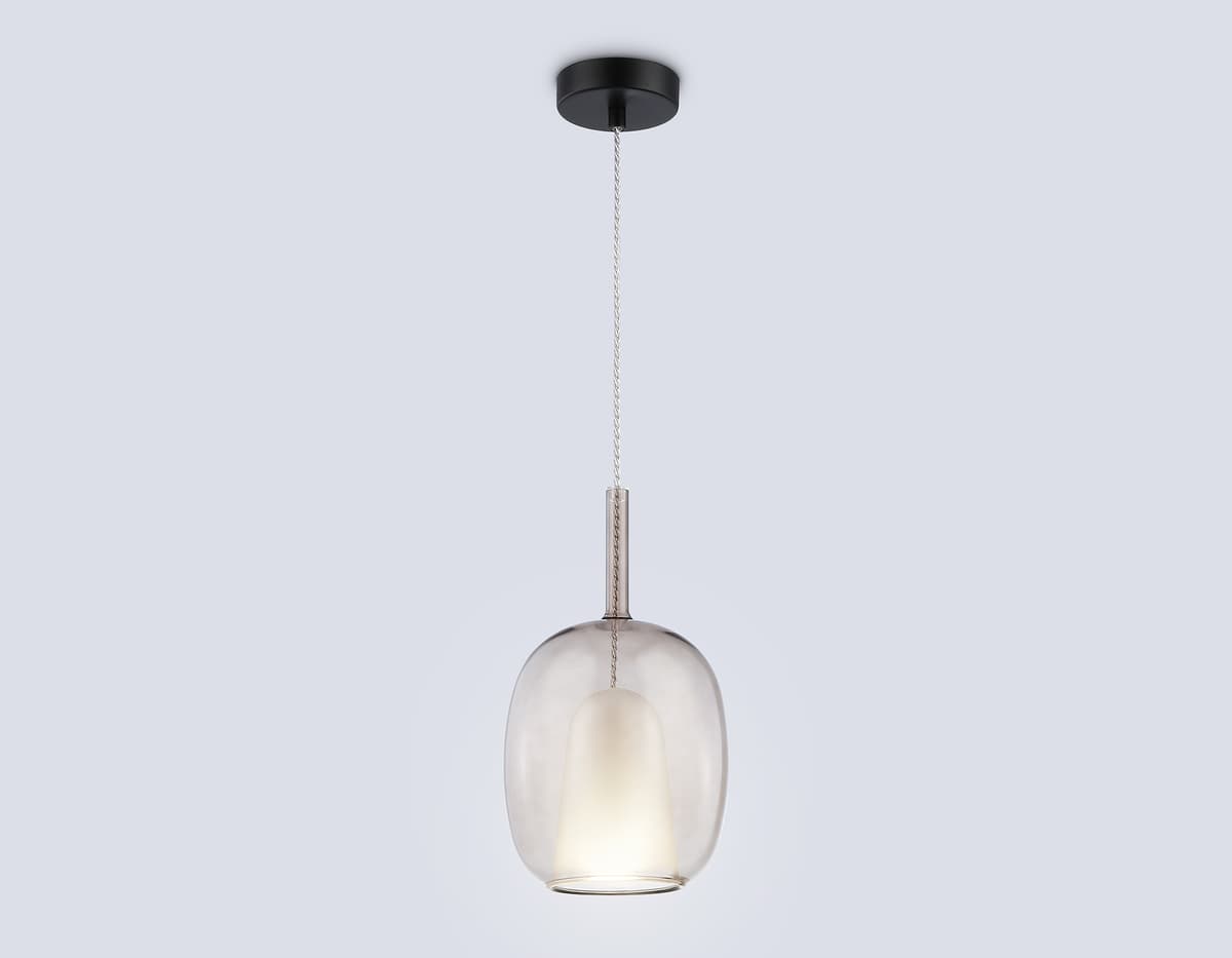 Подвесной светильник LH11125 BK/WH/TI черный/белый/янтарь E27 max 60W D175*310 Ambrella Light 9