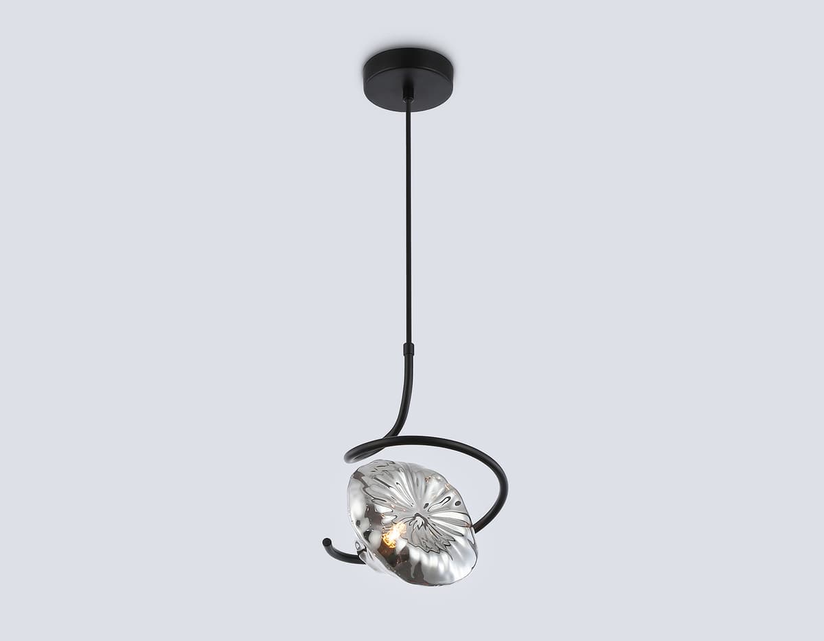 Подвесной светильник LH15001 BK/SM черный/дымчатый G9 max 40W D190*1400 Ambrella Light 10