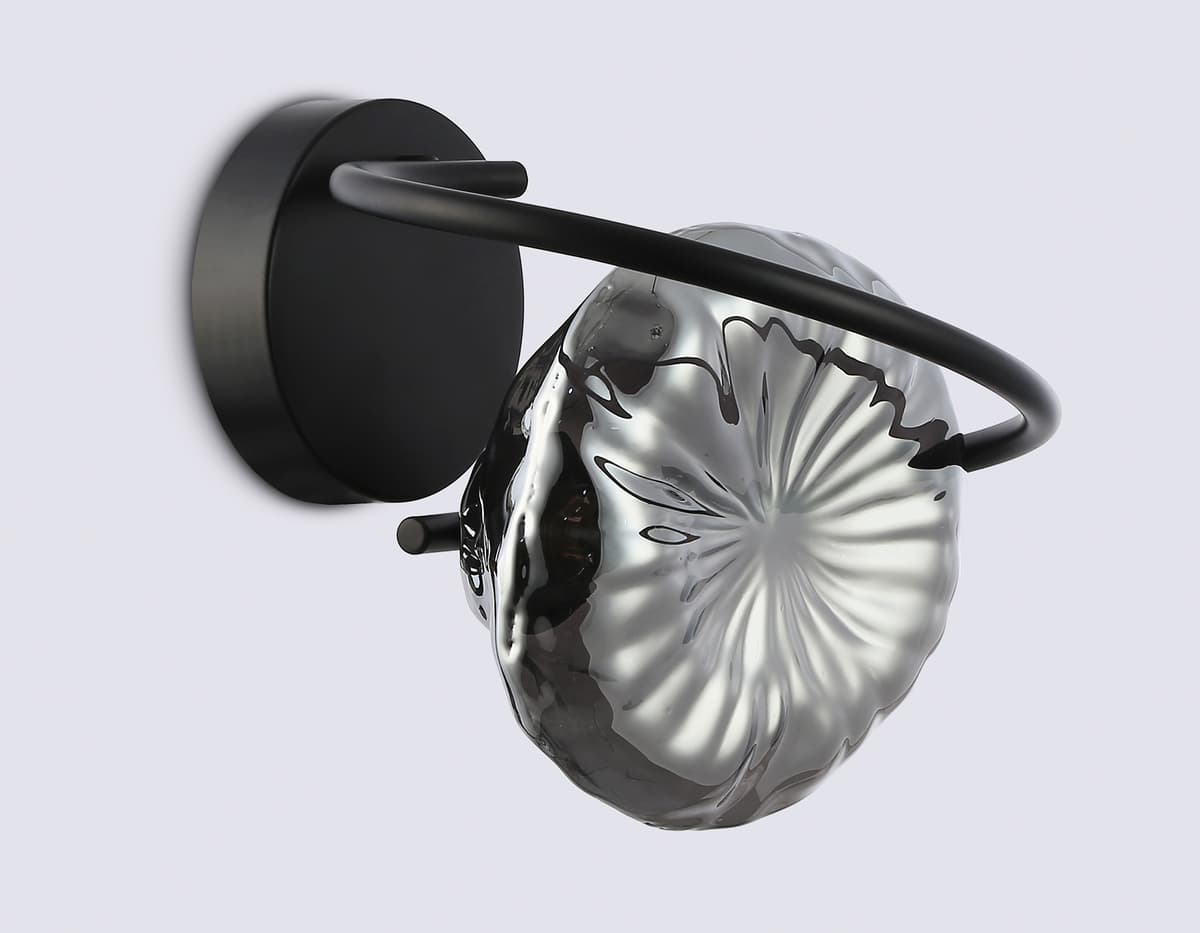 Настенный светильник LH15005 BK/SM черный/дымчатый G9 max 40W 195*210*170 Ambrella Light 12