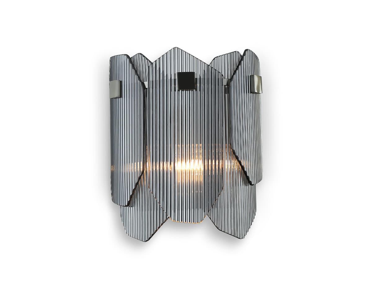 Настенный светильник LH31207/2 SN/SM сатин никель/дымчатый E14*2 max 40W 220*150*270 Ambrella Light 10
