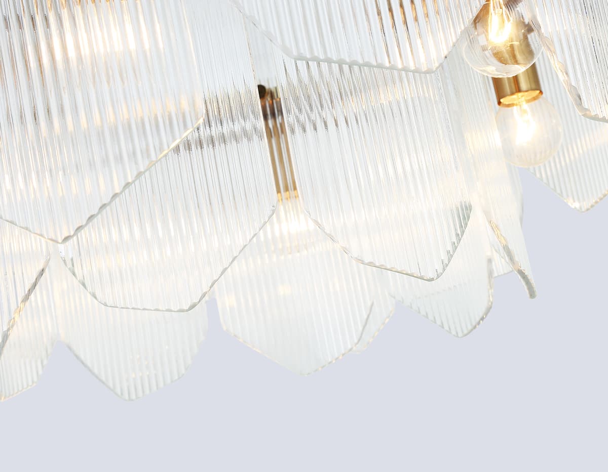 Подвесные люстры LH31251/6 BS/CL латунь/прозрачный E14*6 max 40W D510*270 Ambrella Light 14