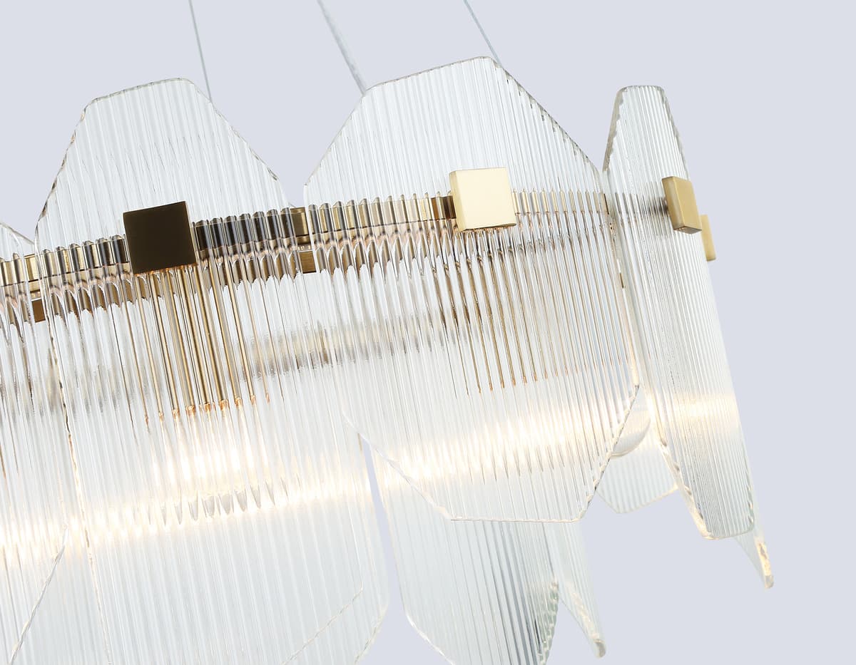 Подвесные люстры LH31251/6 BS/CL латунь/прозрачный E14*6 max 40W D510*270 Ambrella Light 15