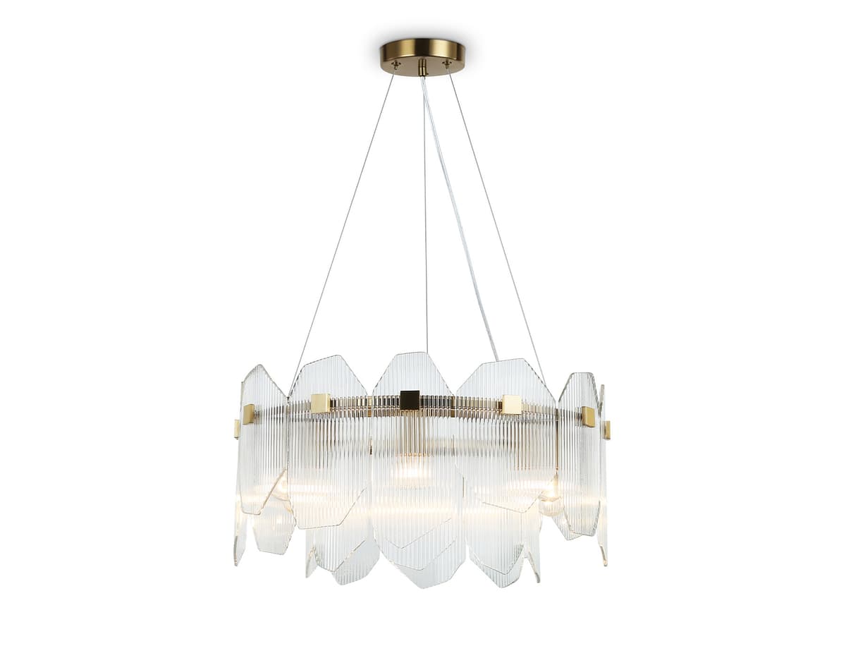 Подвесные люстры LH31251/6 BS/CL латунь/прозрачный E14*6 max 40W D510*270 Ambrella Light 9