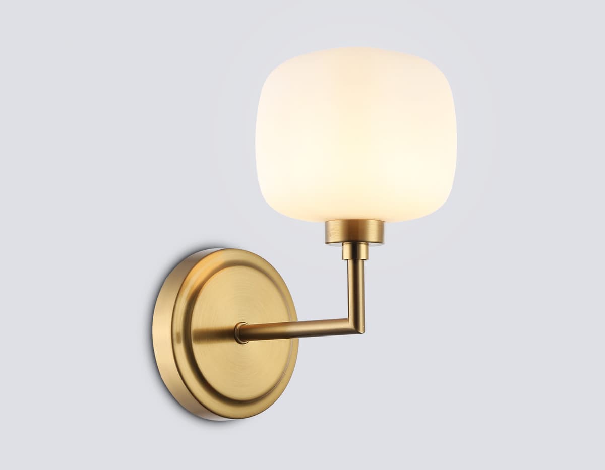 Настенный светильник LH53021 BS/FR латунь/белый матовый G9 max 40W 195*120*230 Ambrella Light 10