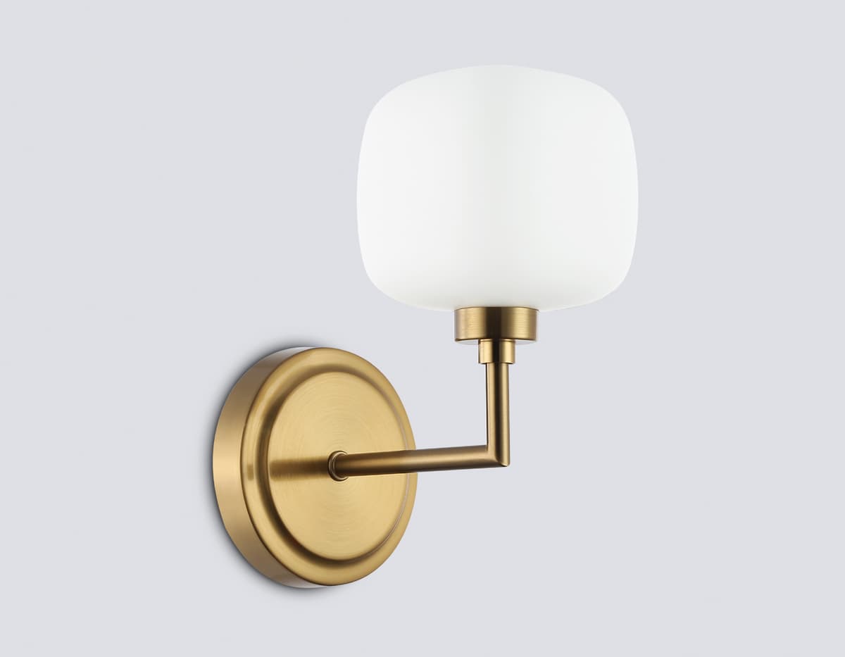Настенный светильник LH53021 BS/FR латунь/белый матовый G9 max 40W 195*120*230 Ambrella Light 12