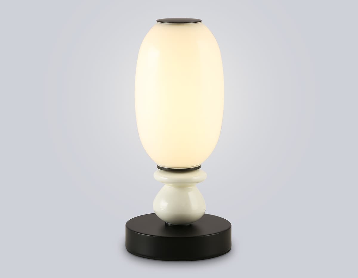 Настольная светодиодная лампа LH53154 BK/WH черный/белый 6W 3000K D120*260 Ambrella Light 10