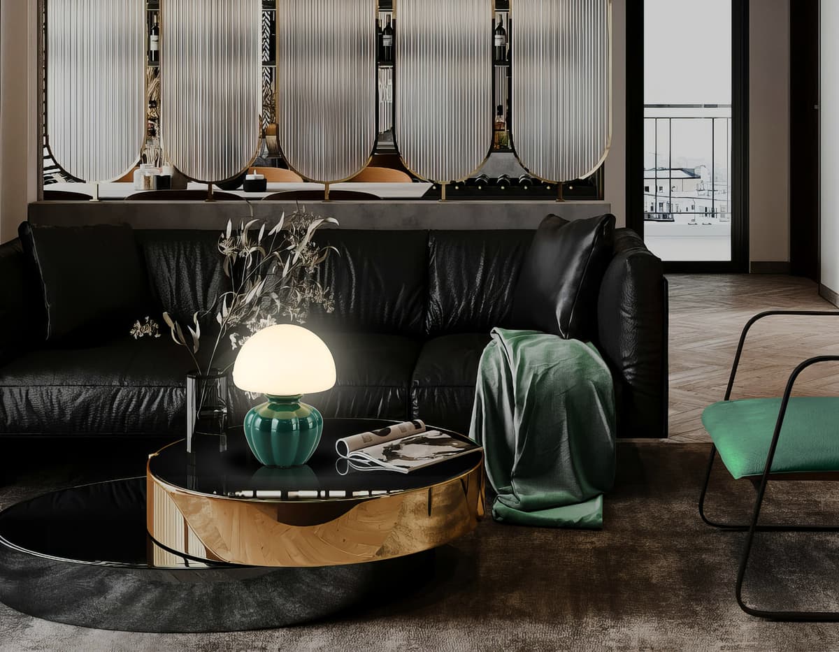 Настольная лампа LH53249 GN/WH зеленый/белый G9 max 28W D165*220 Ambrella Light 15