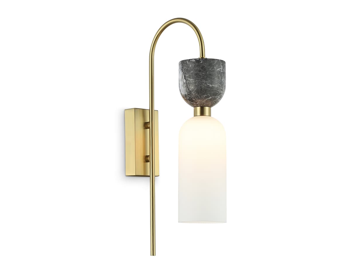 Настенный светильник с мрамором LH53335 GD/WH золото/белый G9 max 25W 200*80*415 Ambrella Light 7