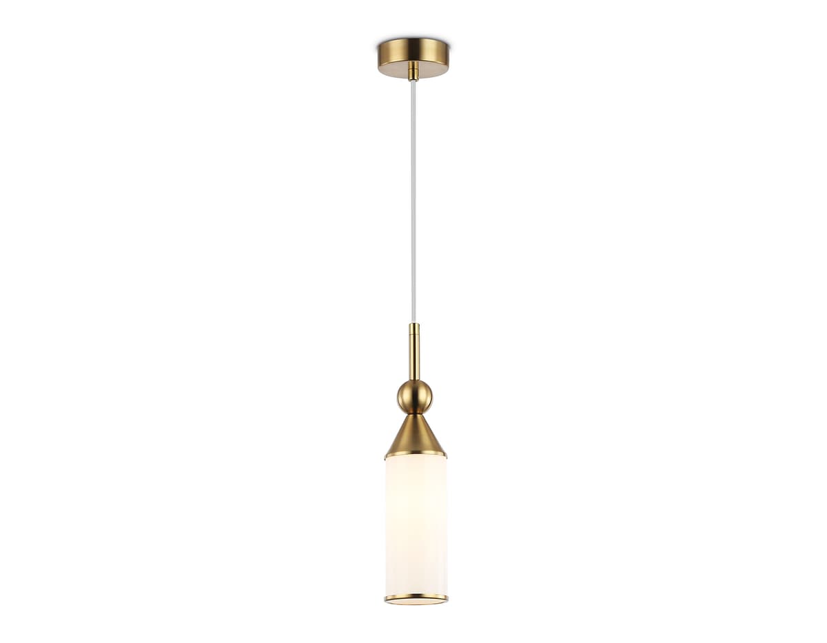 Подвесной светильник LH55271 BS/FR латунь/белый матовый E14 max 40W D65*1500 Ambrella Light 8