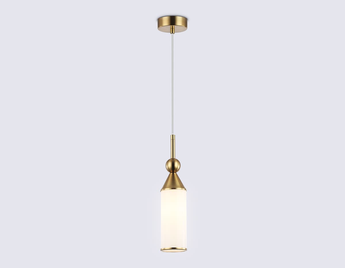 Подвесной светильник LH55271 BS/FR латунь/белый матовый E14 max 40W D65*1500 Ambrella Light 9