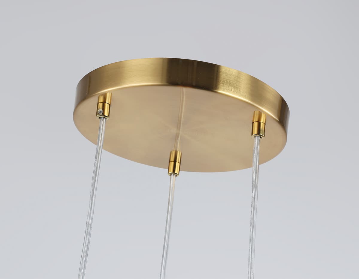 Подвесной светильник LH55272/3 BS/FR латунь/белый матовый E14 max 40W D230*1200 Ambrella Light 10