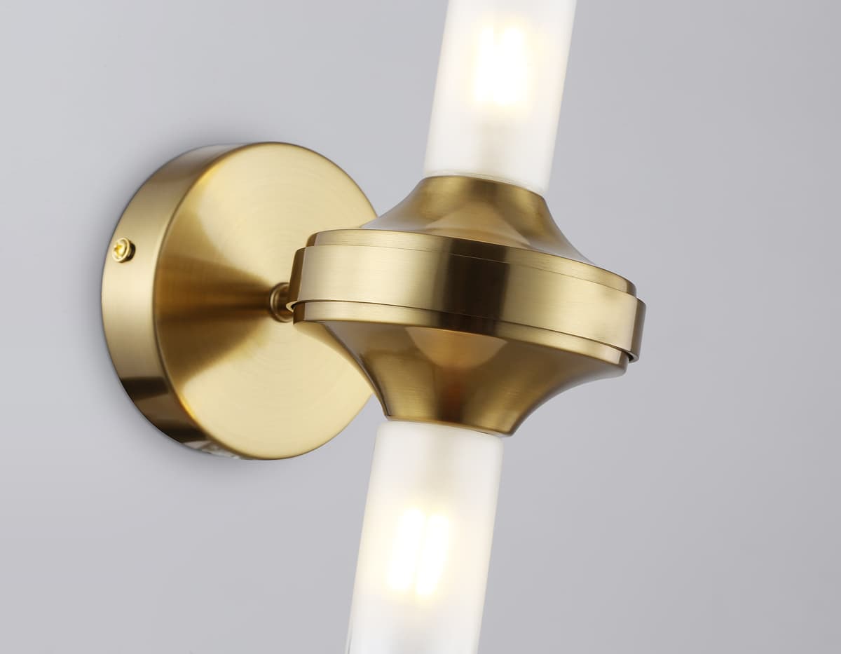 Настенный светильник LH55362/2 BS/CL латунь/прозрачный G9/2 max 30W 150*100*320 Ambrella Light 11