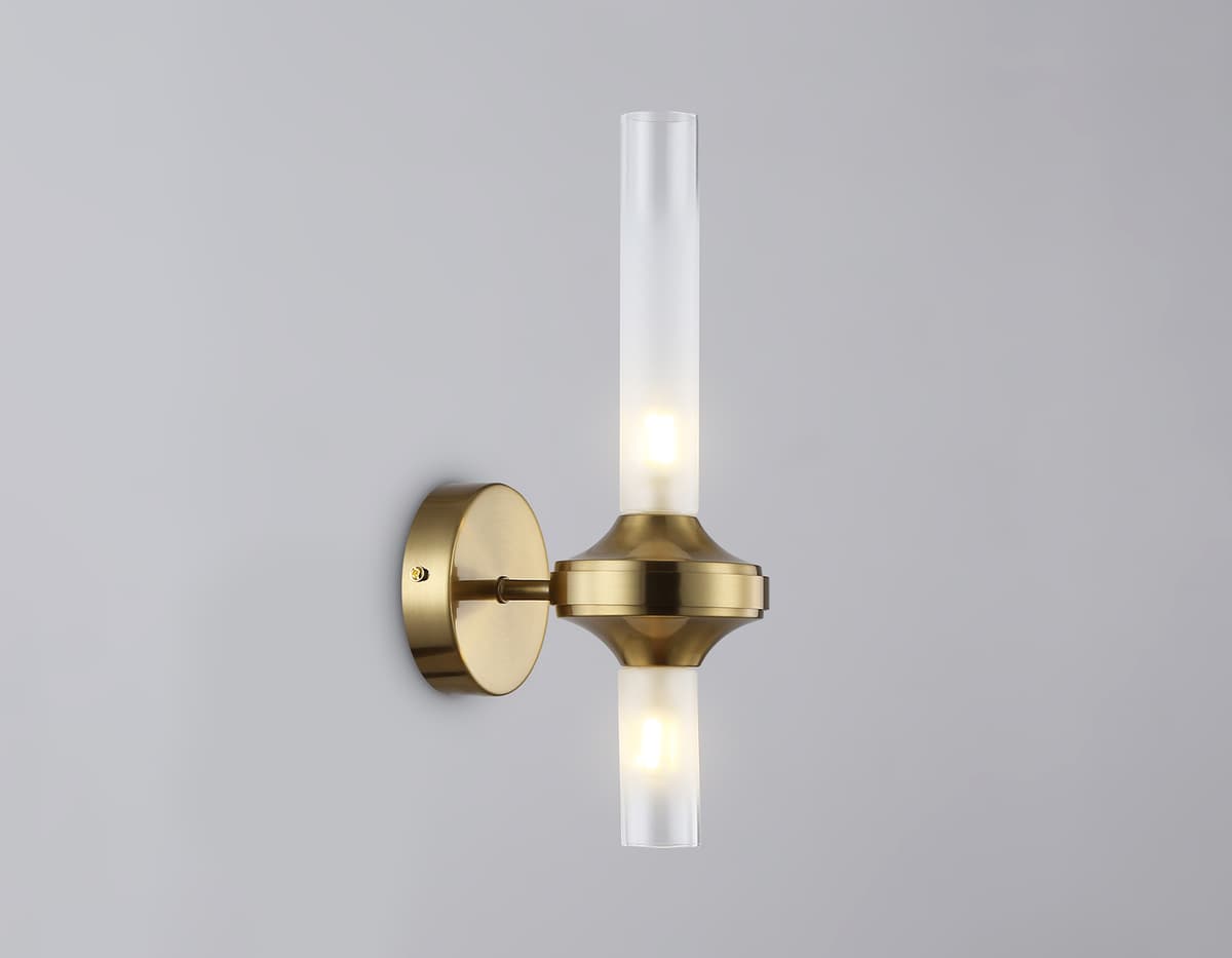 Настенный светильник LH55362/2 BS/CL латунь/прозрачный G9/2 max 30W 150*100*320 Ambrella Light 13