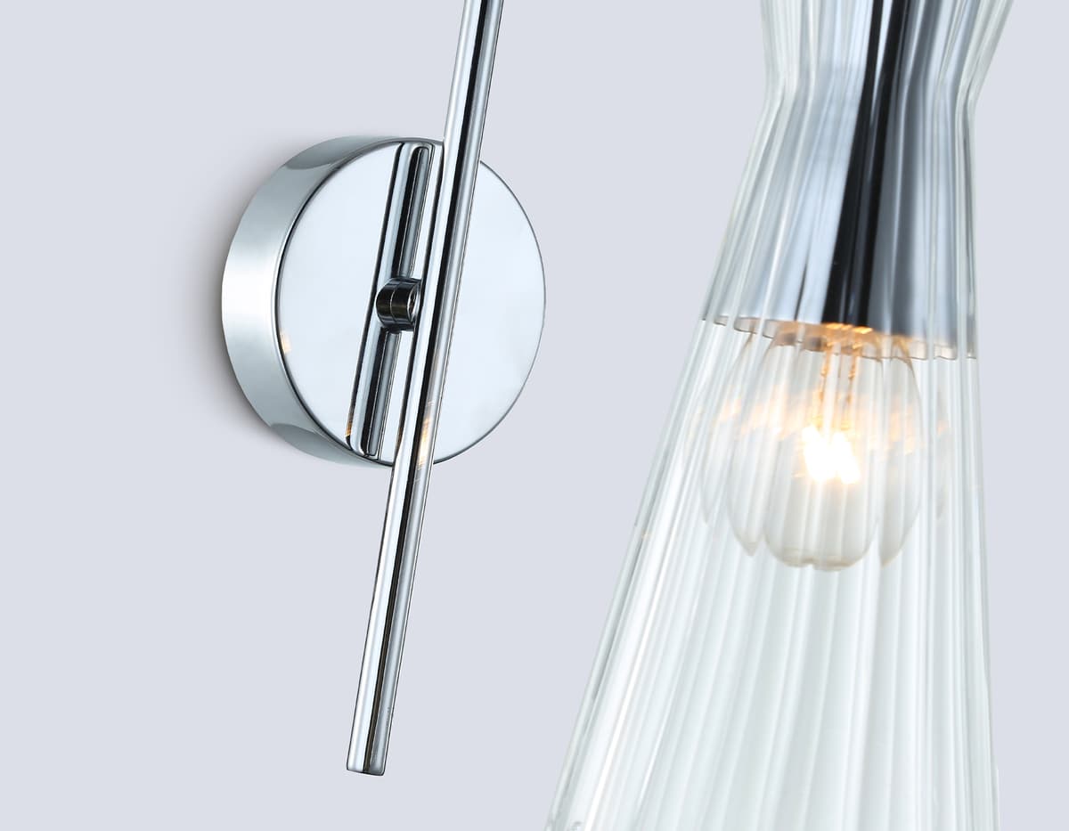 Настенный светильник LH55655 СH/CL хром/прозрачный E14 max 40W 220*90*300 Ambrella Light 14