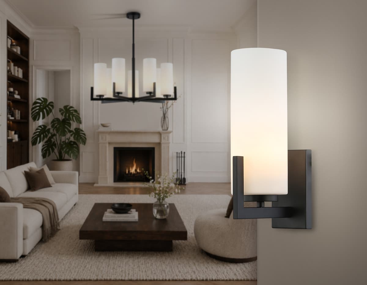 Настенный светильник LH56061 BK/WH черный/белый E27 max 60W 185*100*310 Ambrella Light 13