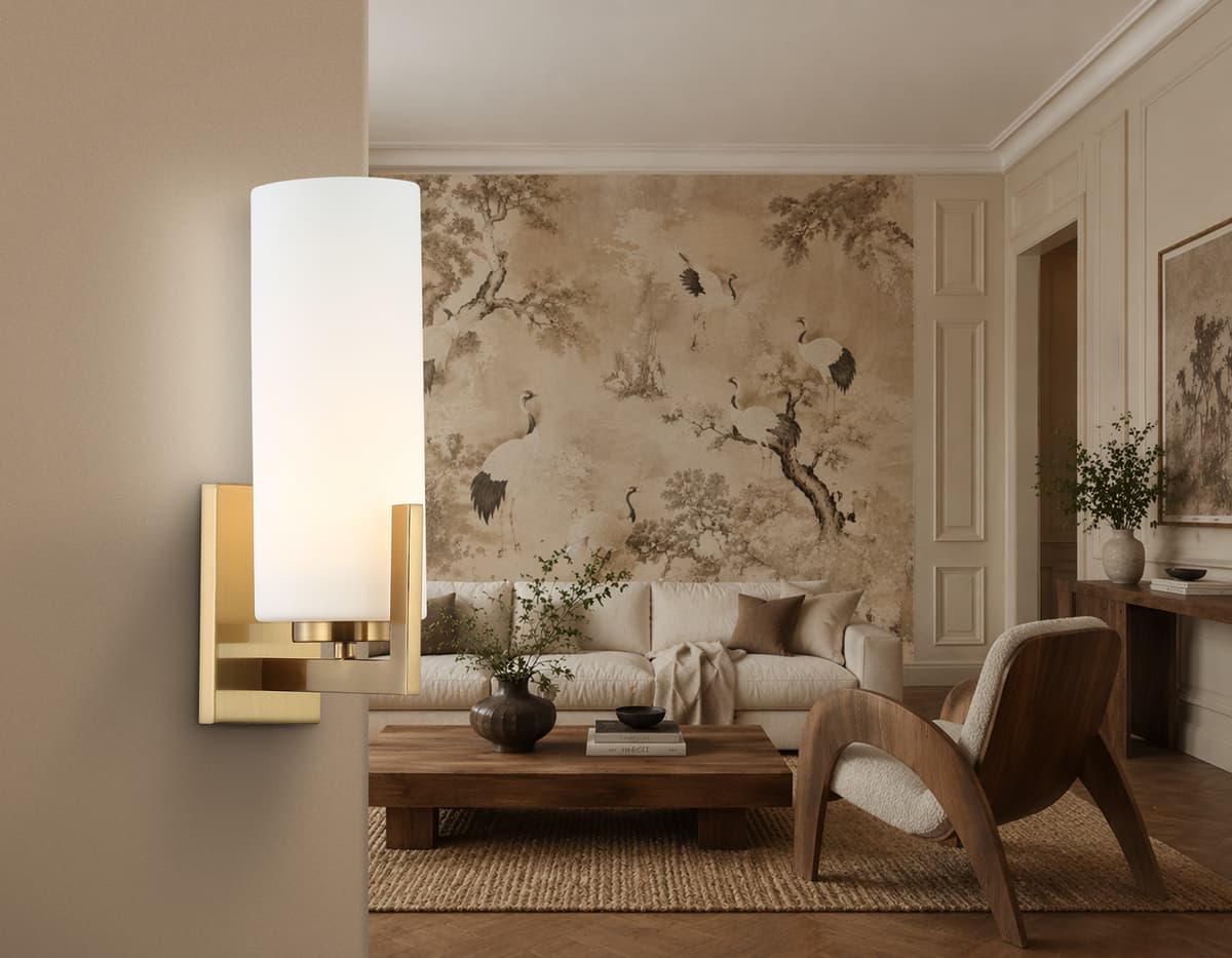 Настенный светильник LH56066 BS/WH латунь/белый E27 max 60W 185*100*310 Ambrella Light 13