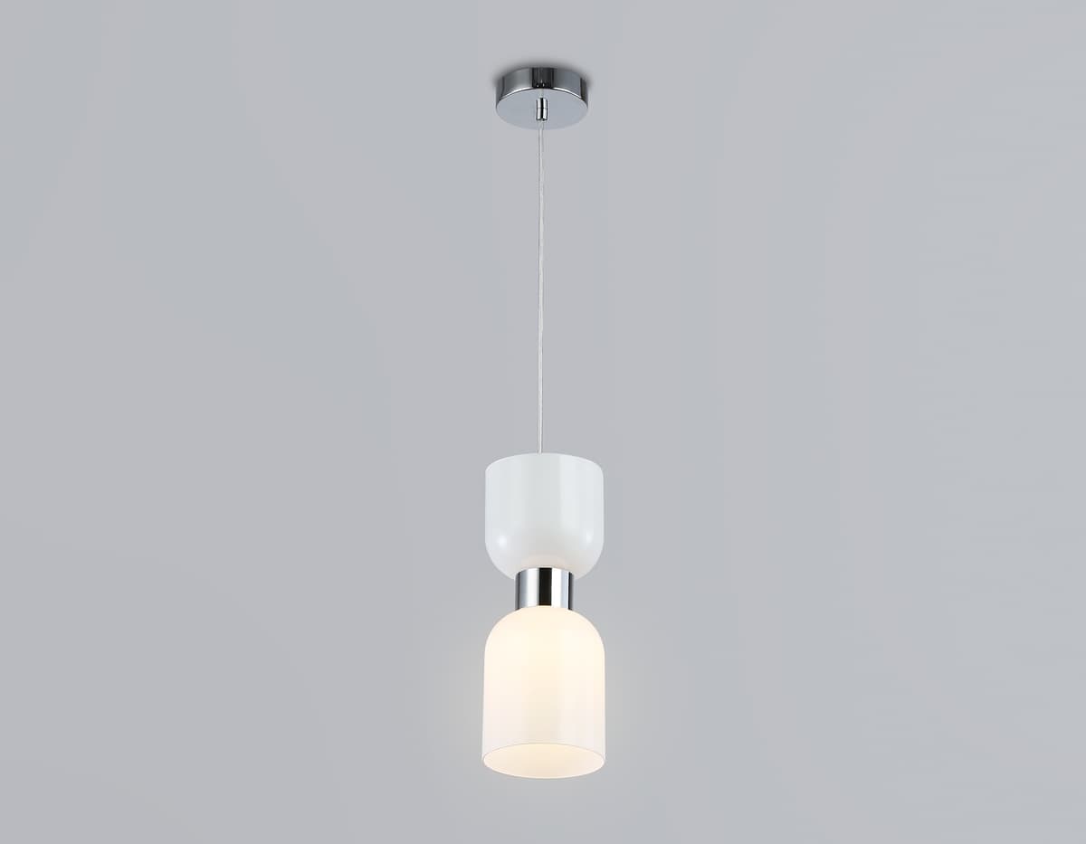 Подвесной светильник LH56081 СH/FR хром/белый матовый E14 max 60W D120*1500 Ambrella Light 11