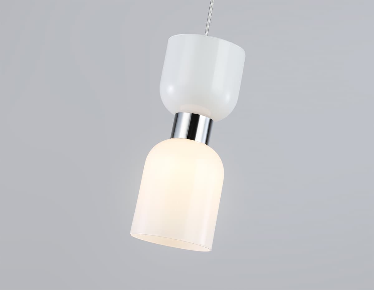 Подвесной светильник LH56081 СH/FR хром/белый матовый E14 max 60W D120*1500 Ambrella Light 13